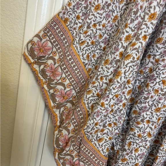 Entro Boho Kimono Cardigan – Floral Print Open Front Duster, One Size - Picture 6 of 6